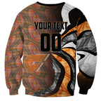 Personalised Greater Western Sydney Giants Sweatshirt Trippy Psychedelic Abstract Art Mascot Football Fans