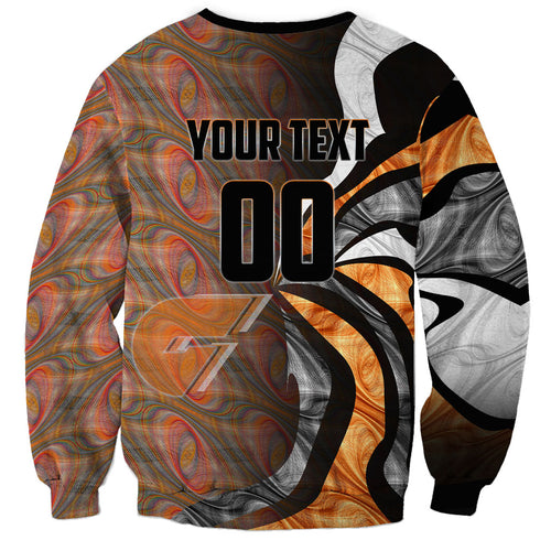 Personalised Greater Western Sydney Giants Sweatshirt Trippy Psychedelic Abstract Art Mascot Football Fans