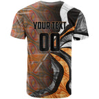 Personalised Greater Western Sydney Giants T Shirt Trippy Psychedelic Abstract Art Mascot Football Fans