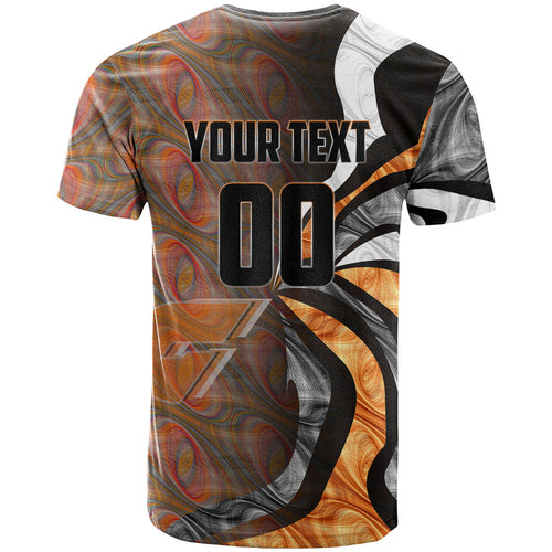 Personalised Greater Western Sydney Giants T Shirt Trippy Psychedelic Abstract Art Mascot Football Fans