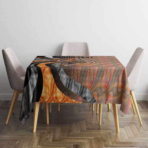 Personalised Greater Western Sydney Giants Tablecloth Trippy Psychedelic Abstract Art Mascot Football Fans