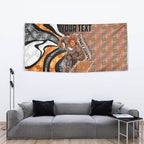 Personalised Greater Western Sydney Giants Tapestry Trippy Psychedelic Abstract Art Mascot Football Fans