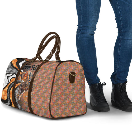 Personalised Greater Western Sydney Giants Travel Bag Trippy Psychedelic Abstract Art Mascot Football Fans