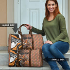 Personalised Greater Western Sydney Giants Travel Bag Trippy Psychedelic Abstract Art Mascot Football Fans