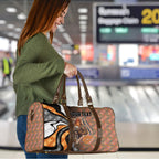 Personalised Greater Western Sydney Giants Travel Bag Trippy Psychedelic Abstract Art Mascot Football Fans