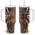 Personalised Greater Western Sydney Giants Tumbler With Handle Trippy Psychedelic Abstract Art Mascot Football Fans