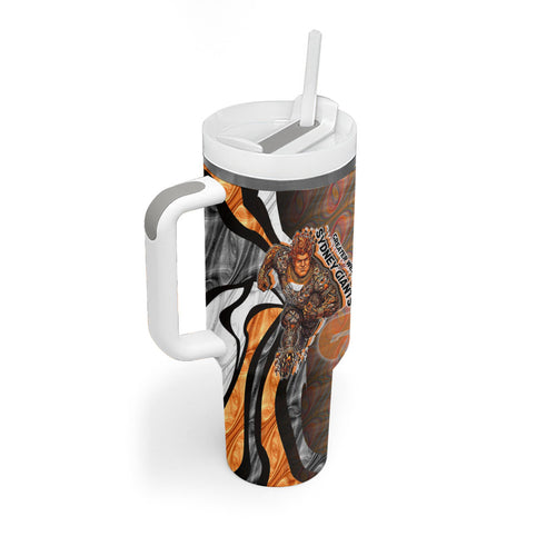 Personalised Greater Western Sydney Giants Tumbler With Handle Trippy Psychedelic Abstract Art Mascot Football Fans