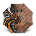 Personalised Greater Western Sydney Giants Umbrella Trippy Psychedelic Abstract Art Mascot Football Fans