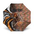 Personalised Greater Western Sydney Giants Umbrella Trippy Psychedelic Abstract Art Mascot Football Fans