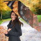 Personalised Greater Western Sydney Giants Umbrella Trippy Psychedelic Abstract Art Mascot Football Fans