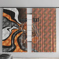 Personalised Greater Western Sydney Giants Window Curtain Trippy Psychedelic Abstract Art Mascot Football Fans