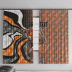 Personalised Greater Western Sydney Giants Window Curtain Trippy Psychedelic Abstract Art Mascot Football Fans