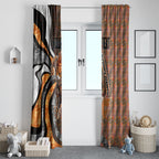 Personalised Greater Western Sydney Giants Window Curtain Trippy Psychedelic Abstract Art Mascot Football Fans