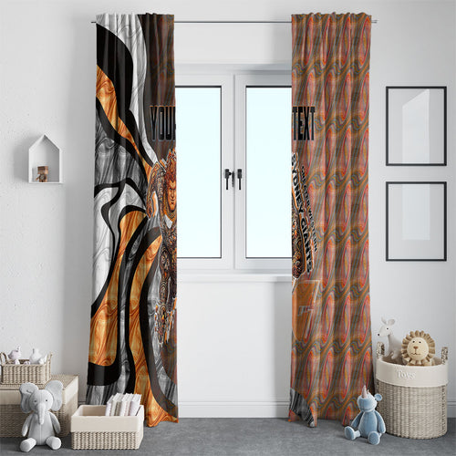 Personalised Greater Western Sydney Giants Window Curtain Trippy Psychedelic Abstract Art Mascot Football Fans