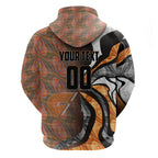 Personalised Greater Western Sydney Giants Zip Hoodie Trippy Psychedelic Abstract Art Mascot Football Fans