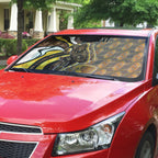 Personalised Hawthorn Hawks Auto Sun Shade Trippy Psychedelic Abstract Art Mascot Football Fans