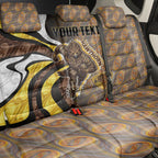 Personalised Hawthorn Hawks Back Car Seat Cover Trippy Psychedelic Abstract Art Mascot Football Fans