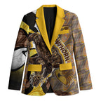 Personalised Hawthorn Hawks Blazer Trippy Psychedelic Abstract Art Mascot Football Fans