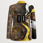 Personalised Hawthorn Hawks Blazer Trippy Psychedelic Abstract Art Mascot Football Fans