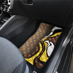 Personalised Hawthorn Hawks Car Mats Trippy Psychedelic Abstract Art Mascot Football Fans