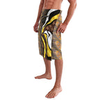 Personalised Hawthorn Hawks Lavalava Trippy Psychedelic Abstract Art Mascot Football Fans