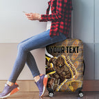 Personalised Hawthorn Hawks Luggage Cover Trippy Psychedelic Abstract Art Mascot Football Fans