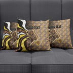 Personalised Hawthorn Hawks Pillow Cover Trippy Psychedelic Abstract Art Mascot Football Fans
