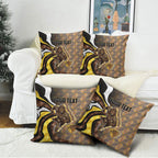 Personalised Hawthorn Hawks Pillow Cover Trippy Psychedelic Abstract Art Mascot Football Fans