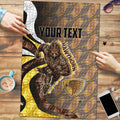 Personalised Hawthorn Hawks Puzzle Trippy Psychedelic Abstract Art Mascot Football Fans