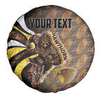 Personalised Hawthorn Hawks Spare Tire Cover Trippy Psychedelic Abstract Art Mascot Football Fans