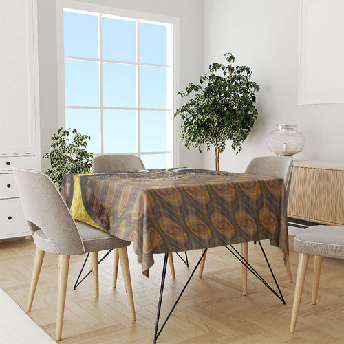 Personalised Hawthorn Hawks Tablecloth Trippy Psychedelic Abstract Art Mascot Football Fans