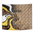 Personalised Hawthorn Hawks Tapestry Trippy Psychedelic Abstract Art Mascot Football Fans