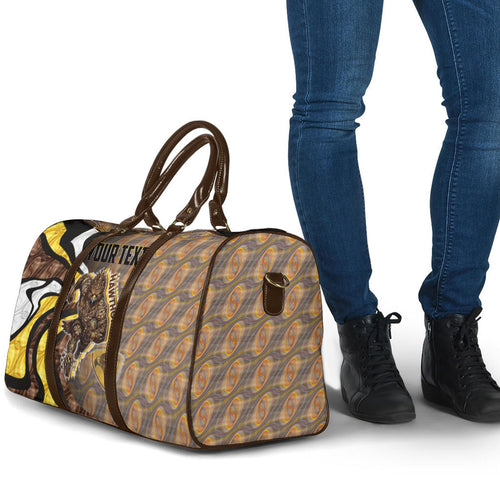 Personalised Hawthorn Hawks Travel Bag Trippy Psychedelic Abstract Art Mascot Football Fans