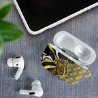 Personalised Richmond Tigers AirPods Case Trippy Psychedelic Abstract Art Mascot Football Fans