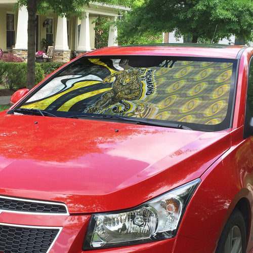 Personalised Richmond Tigers Auto Sun Shade Trippy Psychedelic Abstract Art Mascot Football Fans