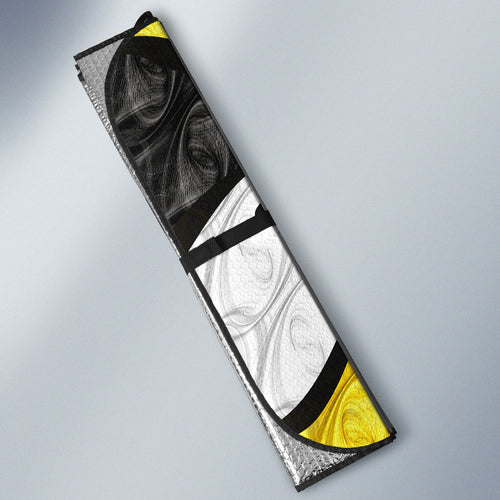 Personalised Richmond Tigers Auto Sun Shade Trippy Psychedelic Abstract Art Mascot Football Fans