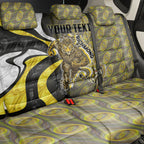 Personalised Richmond Tigers Back Car Seat Cover Trippy Psychedelic Abstract Art Mascot Football Fans