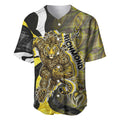 Personalised Richmond Tigers Baseball Jersey Trippy Psychedelic Abstract Art Mascot Football Fans