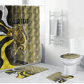 Personalised Richmond Tigers Bathroom Set Trippy Psychedelic Abstract Art Mascot Football Fans