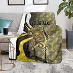 Personalised Richmond Tigers Blanket Trippy Psychedelic Abstract Art Mascot Football Fans