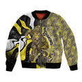 Personalised Richmond Tigers Bomber Jacket Trippy Psychedelic Abstract Art Mascot Football Fans