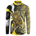 Personalised Richmond Tigers Button Sweatshirt Trippy Psychedelic Abstract Art Mascot Football Fans