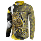 Personalised Richmond Tigers Button Sweatshirt Trippy Psychedelic Abstract Art Mascot Football Fans