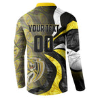 Personalised Richmond Tigers Button Sweatshirt Trippy Psychedelic Abstract Art Mascot Football Fans