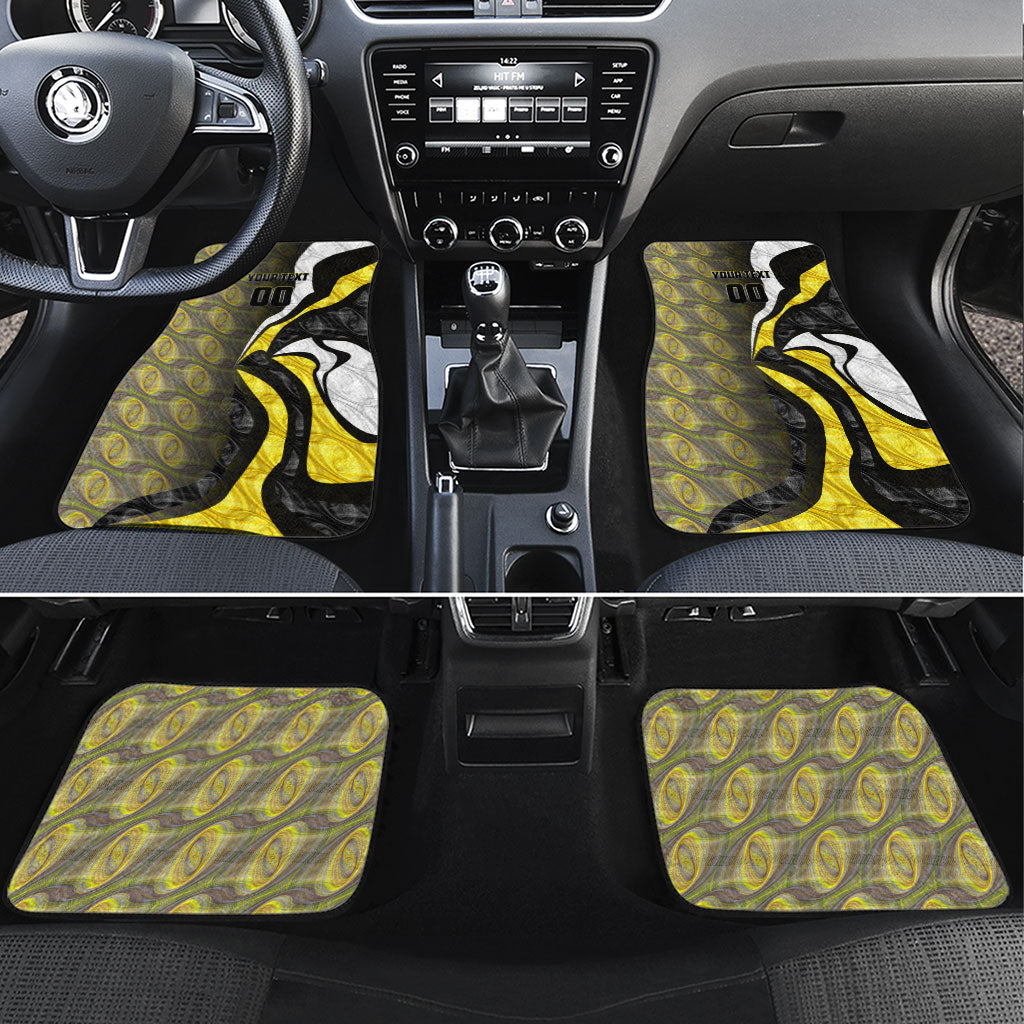 Personalised Richmond Tigers Car Mats Trippy Psychedelic Abstract Art Mascot Football Fans