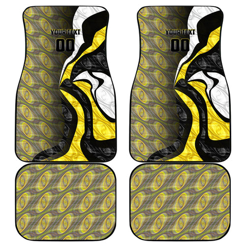 Personalised Richmond Tigers Car Mats Trippy Psychedelic Abstract Art Mascot Football Fans