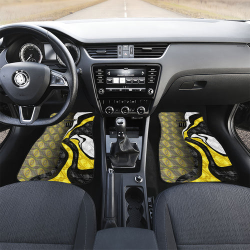 Personalised Richmond Tigers Car Mats Trippy Psychedelic Abstract Art Mascot Football Fans