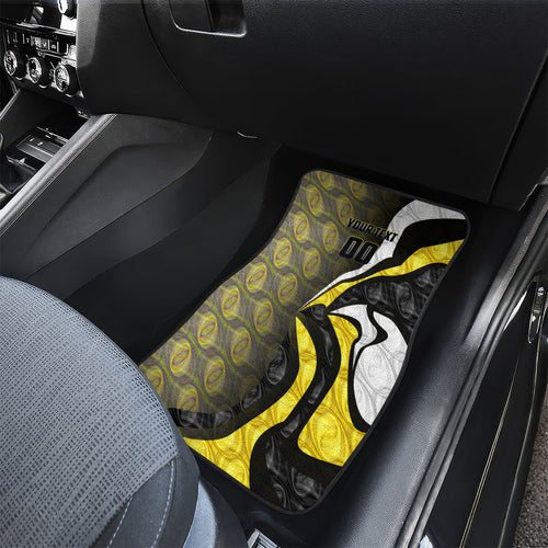 Personalised Richmond Tigers Car Mats Trippy Psychedelic Abstract Art Mascot Football Fans