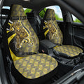 Personalised Richmond Tigers Car Seat Cover Trippy Psychedelic Abstract Art Mascot Football Fans