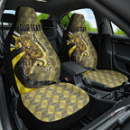 Personalised Richmond Tigers Car Seat Cover Trippy Psychedelic Abstract Art Mascot Football Fans